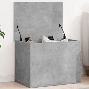 Vidaxl Komoda, betonsko siva, 60x42x46 cm, materijal na bazi drva