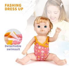 JOJOY® Plivajuća lutka za kupanje, Vodootporna igračka za djecu, Realistična plutajuća lutka za vodu | BUDDYSWIM LILY