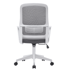 eoshop Uredska stolica SALOMO TYP 1 s mrežastim naslonom, siva/bijela, 63x61x99-109 cm