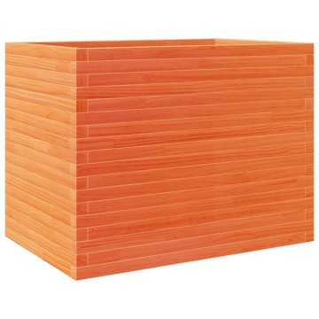 Vidaxl Vrtna sadilica voštano smeđe boje 90 x 60 x 68,5 cm od borovine