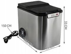 Ruhhy 120W Inox vrećica prikladna za izradu kockica leda 2,2L LEDOMAT