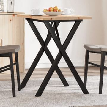 Vidaxl Blagovaonski stol s nogama u obliku slova X 80x50x75,5 cm