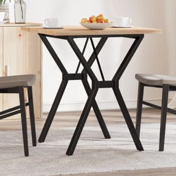 Vidaxl Blagovaonski stol s Y-nogama 70x70x75,5 cm