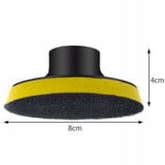 Malatec 12 djelomični skup polirnih diskova 80 mm za M10 vijke