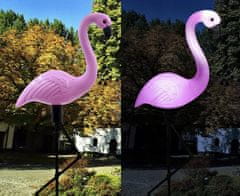 Malatec 3 djelomični solarni set LED ukrasnog vrta Flamingos