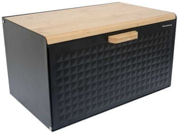 KLAUSBERG DVOSTRANA KUTIJA ZA KRUH KB-7425 crna mat