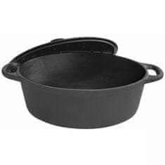 KINGHoff LIJEVANO ŽELJEZO TAVA ZA PEČENJE 33 cm 6,2 L KINGHOFF KH-1111
