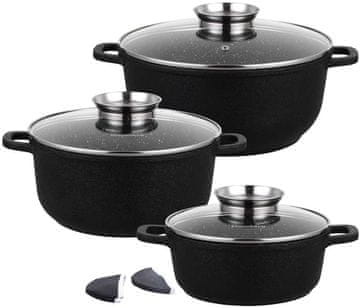 KLAUSBERG SET OD 8 GRANITNIH POSUDA KB-7359
