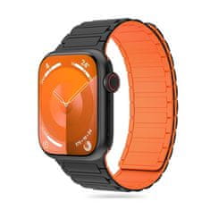 Tech-protect Iconband Magnetic remen za Apple Watch 42/44/45/49mm, black/orange
