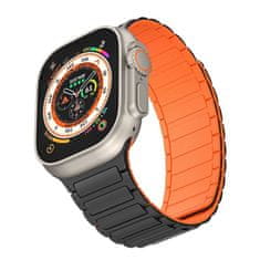 Tech-protect Iconband Magnetic remen za Apple Watch 42/44/45/49mm, black/orange