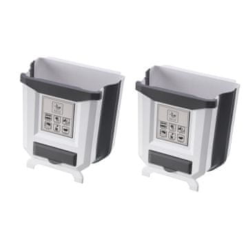 HOME & MARKER® Sklopiva kuhinjska kanta za smeće, praktični koš za otpad i reciklažu | FLEXBIN