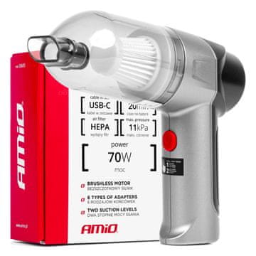slomart AMiO Akumulatorski usisavač, bez četkica, HEPA, 70W, 4000mAh
