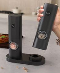 HOME & MARKER® Električni mlinac za začine, sol i papar, kompaktan i jednostavan za korištenje 55x50x180 mm | ESPICE