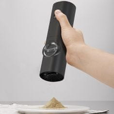 HOME & MARKER® Električni mlinac za začine, sol i papar, kompaktan i jednostavan za korištenje 55x50x180 mm | ESPICE