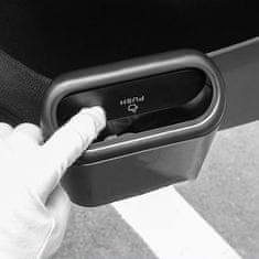 JOIRIDE® Višenamjenski koš za smeće u auto 15,6 x 13,9 x 6,5 cm – kanta za otpad i organizaciju prostora | CLEANMOBIL