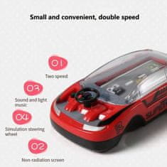 JOJOY® Igračka za vožnju s volanom, Igračka s volanom, Dječja igračka | MINIVROOMER, crvena