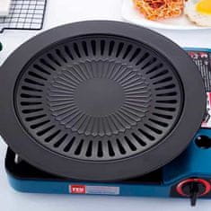 Netscroll Grill tava/ploča za pečenje, pogodna za štednjak ili grijač, za unutarnju i vanjsku upotrebu, idealna za kuhanje kod kuće ili kampiranje, GrillPan