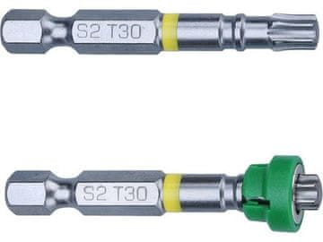 Fortum Šiljci (4741487) set od 2 TORX bita s magnetskom kapicom, T 30x50mm, S2