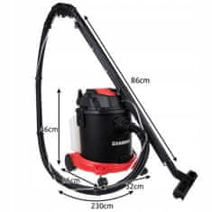 Kaminer 3v1 20L vodeni usisavač za vodu HEPA 1600W