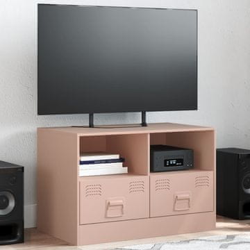 Vidaxl TV stalak roze 67x39x44 cm čelik