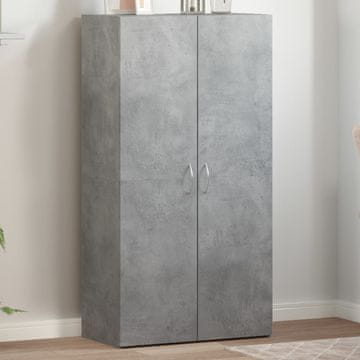 Vidaxl Ormar za spise Betonsko-sivi 60x32x115 cm