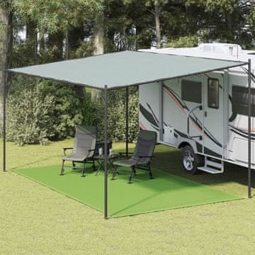 Vidaxl Prostirka za šator svijetlozelena 300x500 cm HDPE