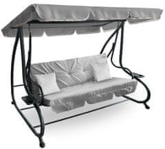 Aga Vrtna ljuljačka 2u1 GRANDLUX XXL Svijetlosiva