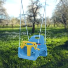 Aga4Kids Dječja ljuljačka s ogradom Plava