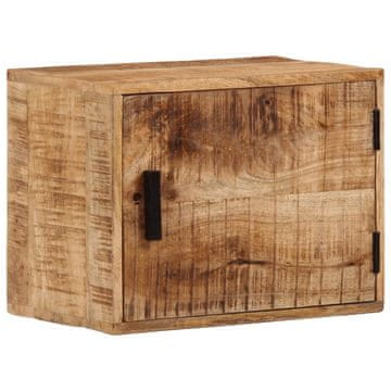 Vidaxl Zidni noćni ormarić 40x30x25 cm masivno drvo manga