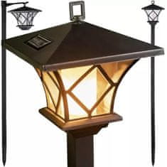 MG Garden Lamp solarna svjetiljka, crno