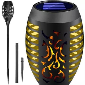 MG Garden Torch solarna svjetiljka, crno
