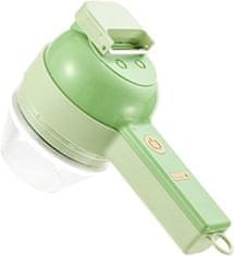 HOME & MARKER® Višenamjenski električni sjeckalica za povrće 4u1, prenosiva, sjeckanje, mljevenje, guljenje | ROTOCHOP