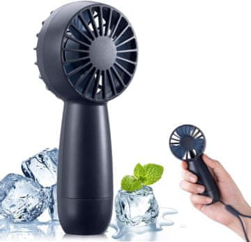 HOME & MARKER® Mini prijenosni USB ventilator za osobnu upotrebu – kompaktan i za putovanja | HANDCOLIO