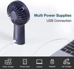 HOME & MARKER® Mini prijenosni USB ventilator za osobnu upotrebu – kompaktan i za putovanja | HANDCOLIO