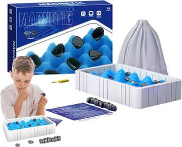 HOME & MARKER® Magnetna društvena igra s magnetima za djecu i obitelj, edukativna i zabavna | MAGTACTIC