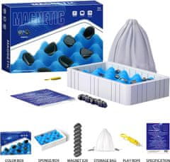 HOME & MARKER® Magnetna društvena igra s magnetima za djecu i obitelj, edukativna i zabavna | MAGTACTIC