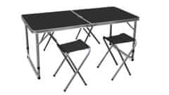 Aga kamping sklopivi set Crni