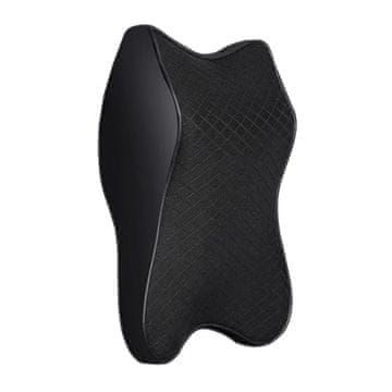 JOIRIDE® Ergonomski naslon za glavu i vrat, univerzalna blazina za auto, crna, jastuk za vrat i glavu | CARCOMFO