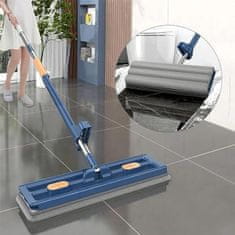 HOME & MARKER® Samočisteći mop za podove s automatskim cijeđenjem i 2 perive krpe, za mokro i suho čišćenje | SVEEPA