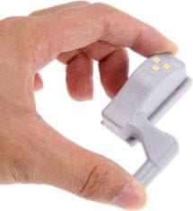 HOME & MARKER® LED svjetla za ormariće, ugradbena rasvjeta s automatskim senzorom pokreta, 8 kom | HINGELED