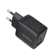 Choetech PD6052 GaN punjač USB / USB-C 35W, crno