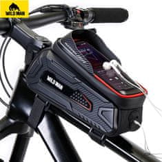 WILD MAN M30 torbica za bicikl 1.2L, crno