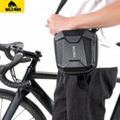 WILD MAN E18 torbica za bicikl 2L, crno