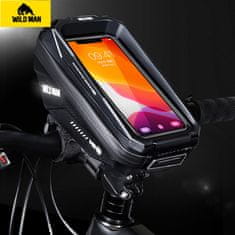 WILD MAN MS88 torbica za bicikl 1.2L, crno