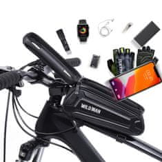 WILD MAN SX3 torbica za bicikl 1L, crno