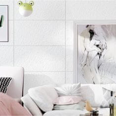 HOME & MARKER® 3D samoljepljive tapete set 5 komada, dekorativne zidne ploče otporne na vlagu | FORMWALL, bijela