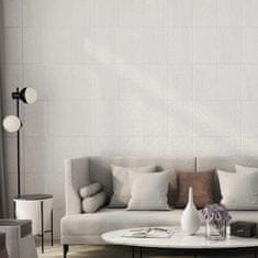 HOME & MARKER® 3D samoljepljive tapete set 5 komada, dekorativne zidne ploče otporne na vlagu | FORMWALL, bijela