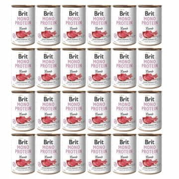Brit Mono Protein Lamb 24x400g
