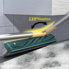 HOME & MARKER® Metla 3u1 za čišćenje poda, fuga i prozora – četka za ribanje i pranje | BROOMY