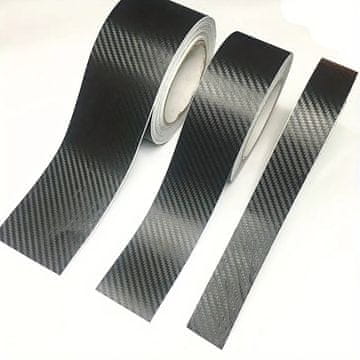 JOIRIDE® Karbon folija za auto 3D vodootporna crna 10x300 cm – zaštitna i dekorativna folija | CARTAPE